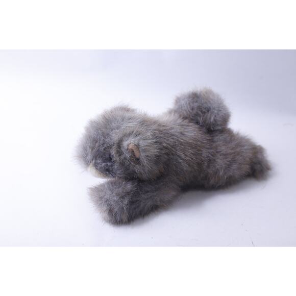 Vintage, Purr-Fection Cat Plush, Squirrel, Gopher, Curly Tail, Gray, Kitty - Picture 2 of 3